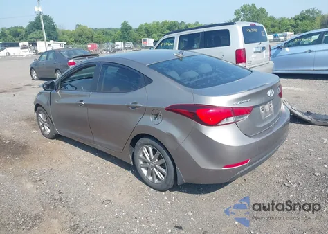 2014 Hyundai Elantra Se из США, поврежденный, VIN 5NPDH4AEXEH529042